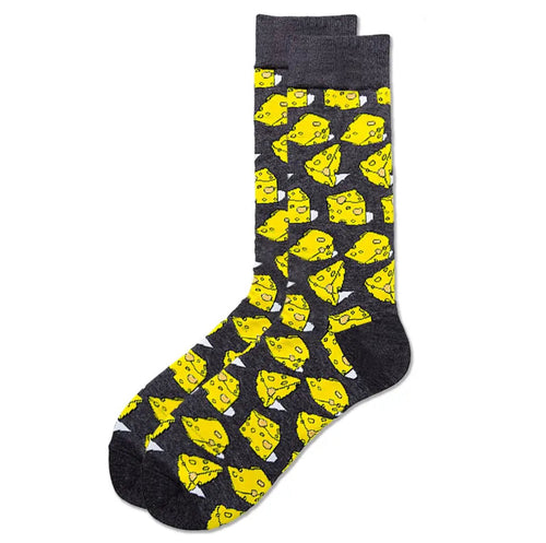 Cheese Lover Crazy Socks - Crazy Sock Thursdays