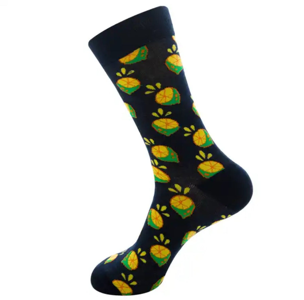 Split Fruit Crazy Socks - Crazy Sock Thursdays